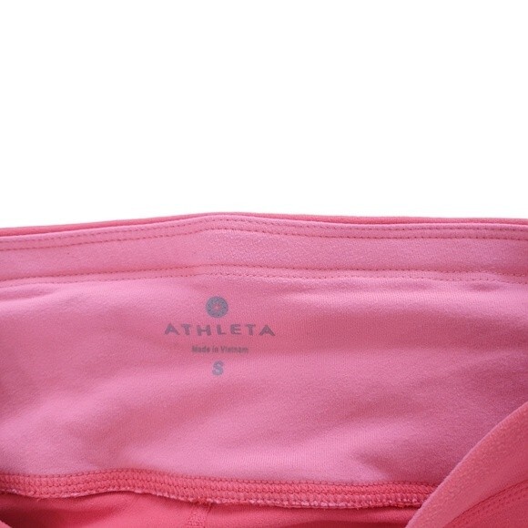 Athleta "Relay" coral cropped leggings 2013 style 53630 - Picture 3 of 7